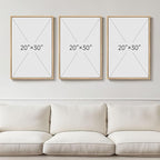 Framed Vintage William Morris Canvas Wall Art Set of 3, Large Retro Floral Artwork Prints, Rustic Farmhouse Botanical Aesthetic Wall Decor for Living Room, Bedroom, Hallway, Office, Total Size 30x60