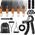 VEICK Resistance Bands, Exercise Bands, Workout Bands, Resistance Bands for Working Out with Handles for Men and Women, Exercising Bands for Fitness Weights Work Out at Home