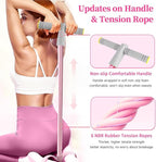 Pedal Resistance Bands with Handles, Durable 6-Tubes Multifunction Pedal Resistance Band, Natural Rubber Foot Pedal Resistance Bands, Fitness Resistance Bands for Abdomen, Waist, Arm, Leg