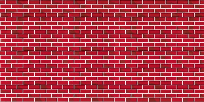 Pacon 56475 Fadeless Designs Bulletin Board Paper, Brick, 48-Inch x 50 ft.