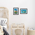 Rempry 5x7 Picture Frame, Display Pictures 4x6 with Mat or 5x7 Without Mat, Wall Hanging or Tabletop Photo Frame with Shatter Resistant Plexiglass, Black, 1 Pack
