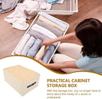 ABOOFAN Clothing Storage Box Compartment Organizer for Closet Underwear Pants Container Lightweight Space-saving Design for Bedroom Laundry Room