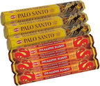 TRUMIRI Palo Santo & Dragons Blood Incense Sticks & Holder Bundle Variety Pack From Hem Trumiri Insense Inscents Insencents Insence