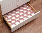 Honeycomb drawer organizer and divider, underwear, socks, tie sorter, office supplies and sundry sorting 32 pieces (Pink)