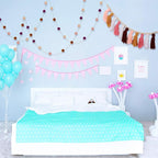 Syhood 3 Pcs Boho Tassel Garland Wall Hanging Decor 1 Boho Tassel Garland with Wood Beads and 2 Western Colorful Pom Pom Ball for Classroom Party Wedding Baby Shower Home Decorations(Soft Colors)