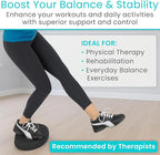 Vive Oval Balance Pad - Wobble Cushion For Physical Therapy And Rehabilitation Equipment - Soft Stability Trainer Foam For Workouts, Yoga, Core Strength And Pilates - Device For Women, Men And Kids