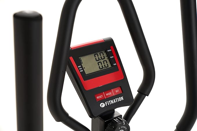 FITNATION by Echelon Flex Elliptical Trainer, red