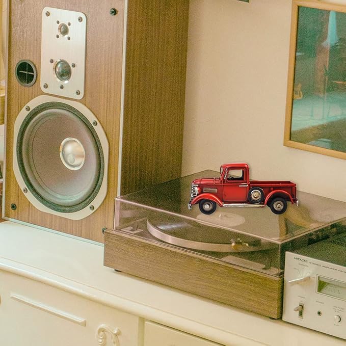 Vintage Truck Tabletop Ornaments Metal Truck Planter Farmhouse Christmas Holiday Decorations Metal Truck Planter