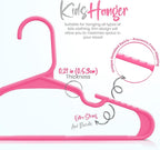 Utopia Home 60 Pack Kids Hangers - 11.5 Inch Plastic Baby Hangers for Closet - Childrens Hanger for Clothes & Infant Hanger for Closet - for Everyday Standard Use (Pink)