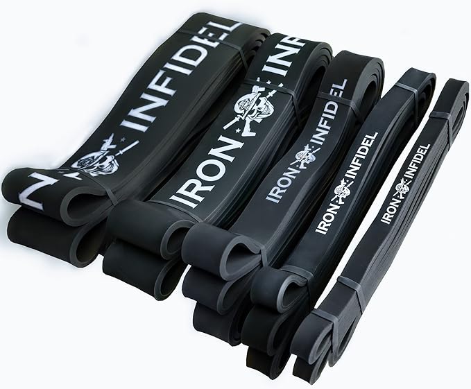 Pull Up Assistance Bands for Working Out - Resistance Bands Set for Men, Exercise, Workout, Fitness, Strength, Weightlifting, Training, Powerlifting, Stretch, Crossfit WOD