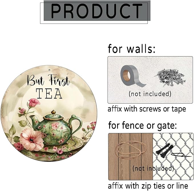 Hello Winter Christmas Pine Trees Tin Sign Vintage Round Metal Sign Wall Decor for Garage Home Living Room Bar Cafe Yard 12×12 Inch