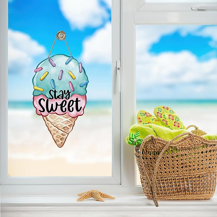 Summer Pool Flip Flops Front Door Sign