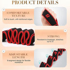 Fitness Resistance Band for Stretching and Yoga,8-Section Elastic Training Bands,