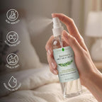 Rosemary Linen & Room Spray, Natural Aromatic Spray Made with 100% Pure Rosemary Essential Oil, Relaxing Home Fragrance (4.06 fl oz)