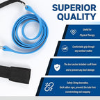 Exercise Bands with Handles, Resistance Bands with Handles, Ideal for Physical Therapy, Strength Training, Muscle Toning - Door Anchor and Starter Guide Included