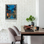 Podafu Japanese Art Unframe 14L" x 11W" Ukiyo-e Decor Poster for Living Room Bedroom