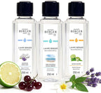 MAISON BERGER – Lampe Berger Fragrance Trio Refill, Fresh – Home Fragrance Oil for Catalytic Diffuser, Odor-Neutralizing Air Freshener – 3 x 8.45 fl oz / 250 mL – Made in France