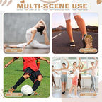 Balance Trainer Kit, 40 Inch Beech Wood Balance Beam with Adjustable Foot Trainers and Cork Massage Ball for Ankle Strengthening and Plantar Fasciitis Relief