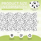 Hahafelt 1.3x39 ft Fabric Bulletin Board Roll Dalmatian Bulletin Board Spotted Dog Non-Woven Reusable Waterproof Erasable Wrinkle Resistant Fabric Roll for Background Decor DIY Craft