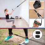 Exercise Resistance Bands with Handles for Working Out, 150/200/250/300 Lbs Workout Bands Set with Door Anchor for Physical Therapy, Yoga, Pilates