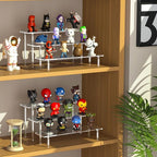 3 Tier Acrylic Display Risers, Large Perfume Organizer Stand, Clear Cupcake Stand Holder, Display Shelves for Figurines, Dessert Shelf for Party, Risers Display Stand for Decoration (1 Pack)