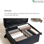 7 Pcs PLIIO Large Filers, Foldable Clothes Organizer, Space-Saving Closet and Suitcase solution, Wrinkle-Free Storage Solution for Home and Travel, Wardrobe Organizer and Clothes Folder