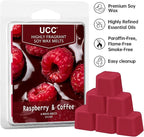 UCC Plant Based All Natural Wax Melts, Strong Fragrance, Long Lasting Premium Soy Scented Melts Cubes, Wax Melts Tarts, Colored Wax Melt - 4 Pack