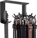 Xuhal Belt Hanger Wall Mount 360° Rotatable Belt Organizer for Closet Heavy Duty Carbon Steel Tie Storage Rack Space Saving Hanging Holder for Bra, Tank Top, Tie, Scarf and Accessories