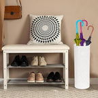 DUDOK Indoor Umbrella Holder, Modern Umbrella Stands, Metal Round Umbrella Bucket, Decorative Umbrella Holder, Umbrella Stand Indoor, Umbrella Holder Stands for Porch, Apartment, Offices Entrance, H