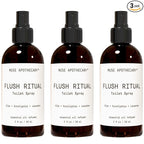 Muse Apothecary Flush Ritual - Aromatic & Refreshing Toilet Spray, Use Before You Go, 2 oz, Infused with Natural Essential Oils - Aloe + Eucalyptus + Lavender, Pack of 3