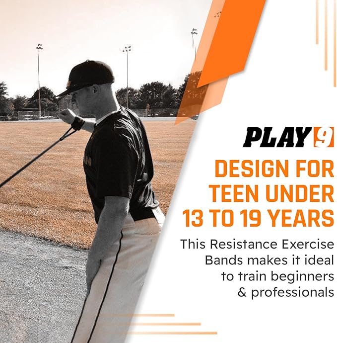 Play 9 Sports Resistance Exercise Bands Baseball Activation Elastic Training Athletes Equipment Bands