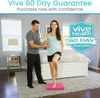 Vive Balance Pad - Foam Large Yoga Mat Trainer for Physical Therapy, Stability Workout, Knee and Ankle Exercise, Strength Training, Rehab - Chair Cushion for Adults, Kids, and Travel