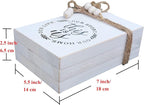 LIVDUCOT Wood Decorative Books Stack Rustic Home Decor Stack White Wooden Books for Modern Home Decor,Shelf,Mantle or Tray This is Us Our Life Our Story Our Home 7X 5.5X 2.5'