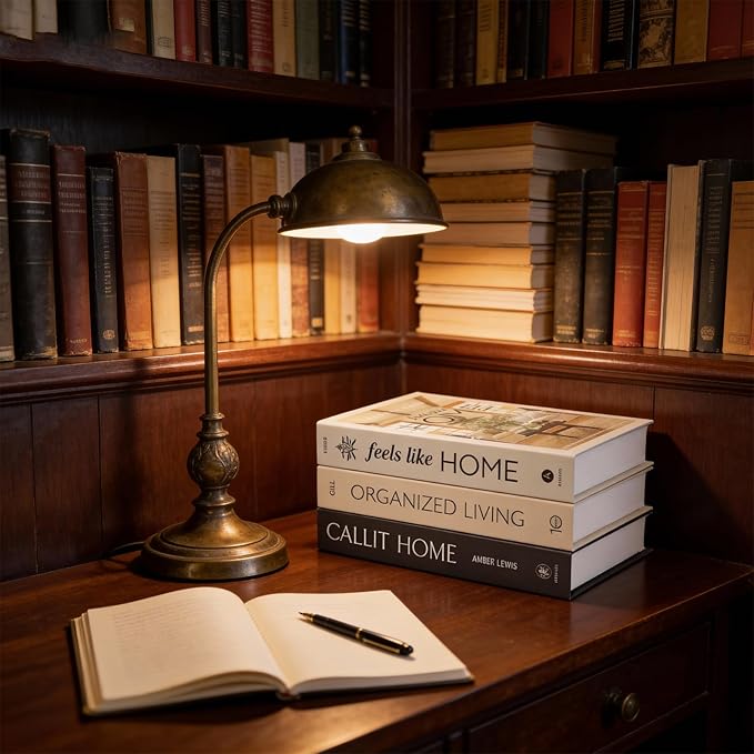 3 PCS Faux Decorative Books for Home Decor-Coffee Table Books Decor-Aesthetic Fake/Faux Books for Decoration,libros Decoration for Coffee Table, Shelf Accessories (3-CALLIT Home ORGANIZDE Living)