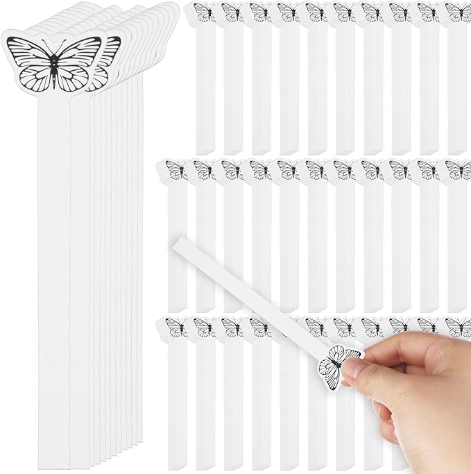 1000 Pcs Perfume Test Strips Cute Butterfly Disposable Fragrance Strips White Perfume Paper Test Strips Fragrance Blotter Strips Essential Oils Test Card for Scents Aromatherapy Testing