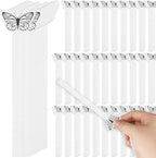1000 Pcs Perfume Test Strips Cute Butterfly Disposable Fragrance Strips White Perfume Paper Test Strips Fragrance Blotter Strips Essential Oils Test Card for Scents Aromatherapy Testing
