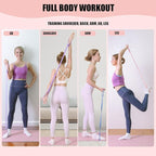 Figure 8 Resistance Bands, 8-Shaped Exercise Band for Women Arms Shoulder Back Legs Stretching Pilates Yoga