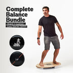 The Original Indo Board - Balance Board Trainer for Core Strength, Stability & Athletic Performance - Surfing, Skateboarding, Snowboarding, Yoga, Physical Therapy & More. Includes Board and Cushion - ROLLER NOT INCLUDED.