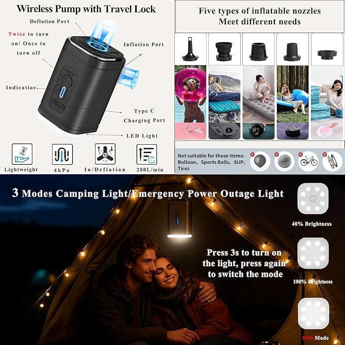 Travel Vacuum Bags with Pump 33L(21.65x15.75x5.91") Large Size IP67 Reusable Space Saver Compression Packing Storage Organizer Cube for Luggage CarryOn Suitcases & Backpack (Black-1 Bag)