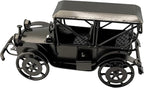 Vintage Decorative Metal Car Model – Handmade Classic Collectible Car Ornament, Rustic Retro Home & Office Décor Accent, Metal Antique Car Gift, 8 x 3 x 4.5 in