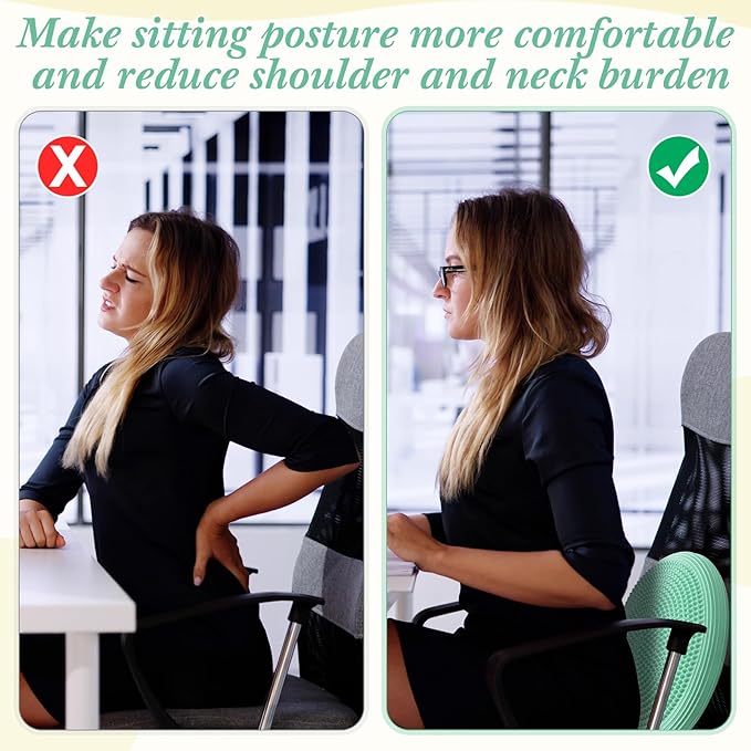 Libima 2 Pcs Wobble Cushion Wiggle Seat Flexible Sensory Seating Balance Disc Board for Men Women Physical Exercise Improving Posture Home Office