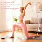 8 Resistance Band for Women, 2 Pcs Exercise Bands Resistance Bands with Handles, Portable 8 Shaped Exercise Band Stretch Bands for Strength Training Yoga Pilates