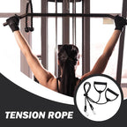 2Pcs Resistance Bands with Clips, Strong Resistance Band with ABS Handle, Exercise Bands Resistance, Replacement Cable Attachments for Gym Stepper Abdominal Machine, Resistance Bands with Clips