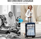 20 PCS Vacuum Seal Bags for Clothing with Electric Air Pump, Compression Space Saver, Vacuum Storage Bags for Luggage, Travel, Blankets, Pillows, Bedding and Moving, Hand Pump Included