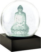 CoolSnowGlobes Crystal Buddha Cool Snow Globe