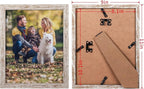 Lyeasw Rustic 8x10 Picture Frame Set of 12, Multi Woodgrain Farmhouse Photo Frames for Wall or Tabletop, Beige