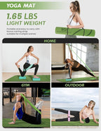 Yoga Starter Kit 12 in 1 - Yoga Set Include Yoga Mat, Foam Roller, 4 Resistance Bands, Yoga Blocks 2 Pack with Strap, 2 Peanut Massage Balls, Yoga kit and Sets for Beginners