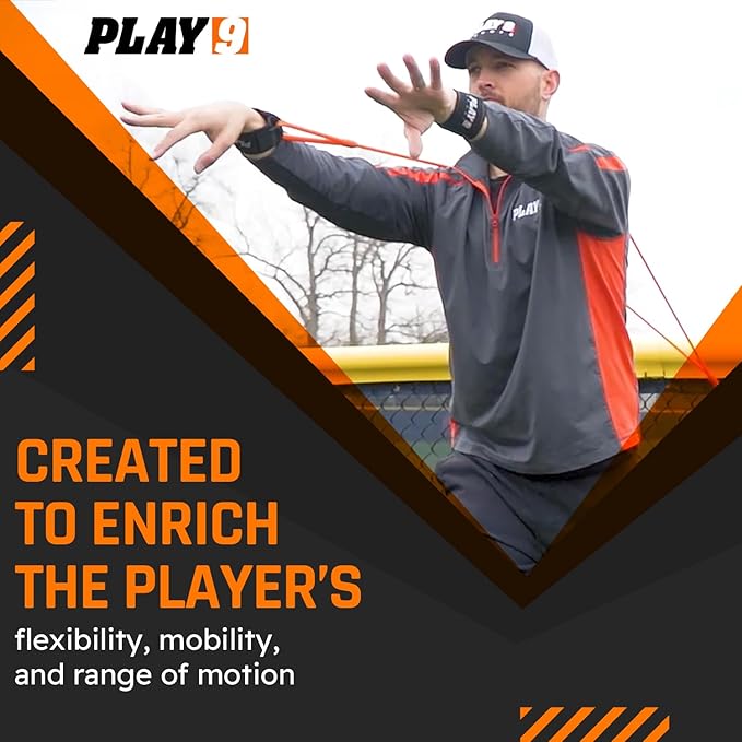 Play 9 Sports Resistance Exercise Bands Baseball Activation Elastic Training Athletes Equipment Bands
