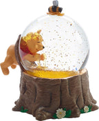 Precious Moments Disney Winnie the Pooh Musical Snow Globe – “For the Love of Hunny” Collectible with Floating Bees, Resin and Glass, 5.6" Tall, Plays Classic Pooh Theme #171708