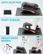 Gonex Under Desk Elliptical Exercise Machine for Seniors, Electric Ellipse Leg Exerciser with Remote 10 Resistance Levels 3 in 1, 2 in 1